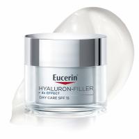 EUCERIN Hyaluron-Filler +3x Effect pretnovecošanās dienas sejas krēms ar SPF 15 sausai ādai 50 ml