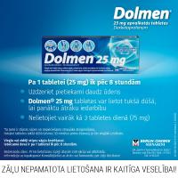 DOLMEN 25 mg apvalkotās tabletes N10