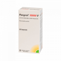 PANGROL 10000 V zarnās šķīstošās cietās kapsulas N50  
