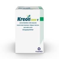 KREON 10 000 V zarnās šķīstošās cietās kapsulas N50