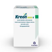 KREON 10 000 V zarnās šķīstošās cietās kapsulas N50