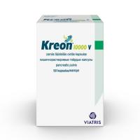KREON 10 000 V zarnās šķīstošās cietās kapsulas N50