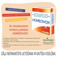 HOMEOVOX apvalkotās tabletes N60