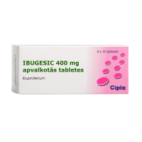 Ibugesic 400 mg apvalkotās tabletes N50
