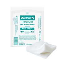 MEDRULL salvetes neaustas 10x10cm sterilas N2