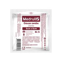 Salvetes MEDRULL marles sterilas 5x5cm N5  