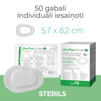 ULTRA PORE acu plāksteris pašlīmējošais 5.7x8.2 N1