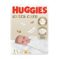 HUGGIES Extra Care 1 autiņbiksītes jaunpiedzimušiem 2-5kg 26gb