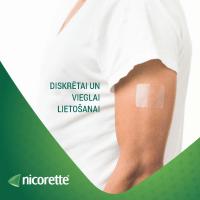 Nicorette invisipatch 25 mg/ 16 h transdermāls plāksteris N7