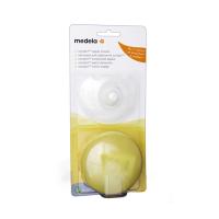 MEDELA Contact silikona krūšu galu aizsargi ar plastmasas uzglabāšanas trauciņu L izmērs N2