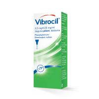 VIBROCIL 2,5mg/0,25mg/ml deguna pilieni, šķīdums, 15 ml