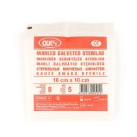 OLKO 8 kārtu marles salvetes 10 x 10 cm N5