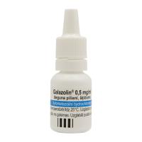 GALAZOLIN 0,5 mg/ml deguna pilieni, šķīdums 10ml