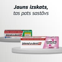 BLEND-A-DENT Complete protēžu fiksācijas krēms, bez garšas 47g