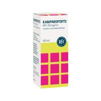 RFF Kamparspirts 20 mg/ml uz ādas lietojams šķīdums 40ml