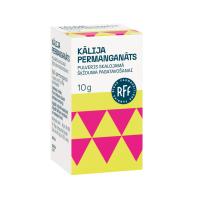 RFF Kālija permanganāts, pulveris skalojamā šķīduma pagatavošanai 10 g