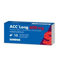 ACC Long 600 mg putojošās tabletes N10