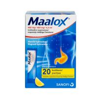 MAALOX 460mg/400mg/4,3 ml suspensija iekšķīgai lietošanai N20