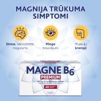 MAGNE B6 Premium (Magnijs) 100mg/10 mg apvalkotās tabletes N60