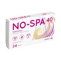 NO-SPA 40 mg  tabletes N24 