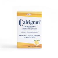 Calcigran 500 mg/200 SV košļājamās tabletes N100