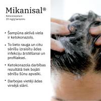 Mikanisal 20 mg/g šampūns 60 g