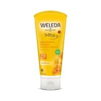WELEDA BABY kliņģerīšu šampūns un mazgāšanās līdzeklis, 200 ml