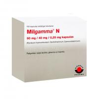 MILGAMMA N 90mg/40mg/0,25 mg mīkstās kapsulas N100