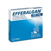 EFFERALGAN 500 mg putojošās tabletes N16