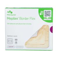 MEPILEX Border Flex Pašlīpošs mīkstā silikona putu pārsējs 10x10cm N5