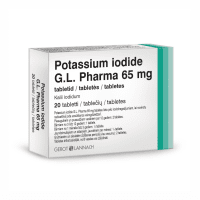 POTASSIUM iodide G.L. Pharma 65 mg tabletes N20