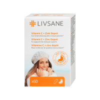 LIVSANE C vitamīns + cinks tabletes N60 