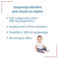 IBUGARD 200 mg/5 ml suspensija iekšķīgai lietošanai 100ml