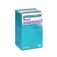 EFFERALGAN 30 mg/ml šķīdums iekšķīgai lietošanai bērniem 90 ml
