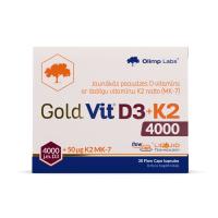 OLIMPLABS Gold D3+K2 vitamīns kapsulas N30