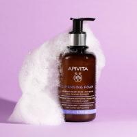 APIVITA attīrošās krēmveida putas sejas un acu kosmētikas noņemšanai, 200 ml