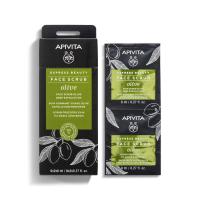APIVITA EXPRESS BEAUTY sejas skrubis ar olīvām 2 x 8 ml