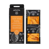 APIVITA EXPRESS BEAUTY Sejas maska ar medu 2 x 8ml