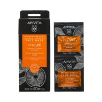 APIVITA EXPRESS BEAUTY Sejas maska ar apelsīniem 2 x 8 ml