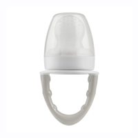 DR.BROWN'S pirmais svaiga ēdiena barotājs, silikona, pelēks