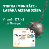 OLIDETRIM 2000 D3 + K2 Omega-3 kapsulas N30