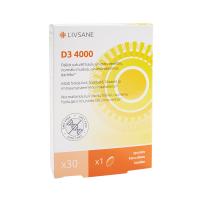 LIVSANE D3 4000 kapsulas N30
