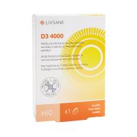 LIVSANE D3 4000 kapsulas N60