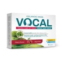 VOCAL ar ķiršu garšu sūkājamās pastilas N24