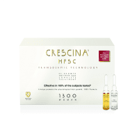 CRESCINA Transdermic ampulu komplekss matu augšanai un pret matu izkrišanu sievietēm, intensitāte 1300, N10+10