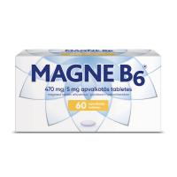 MAGNE B6 (Magnijs) 470mg/5mg apvalkotās tabletes N60