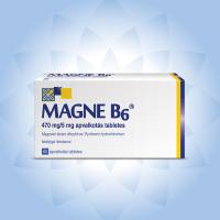 MAGNE B6 (Magnijs) 470mg/5mg apvalkotās tabletes N60