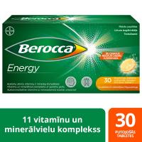 BEROCCA Energy  putojošās tabletes N30
