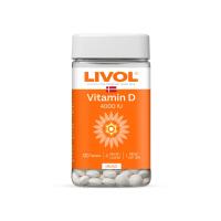 LIVOL EXTRA D vitamīns 4000 tabletes N120