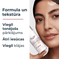 Eucerin Anti-Pigment tonējošais sejas krēms ar SPF 30 tumšo plankumu mazināšanai, gaišs tonis, 50 ml